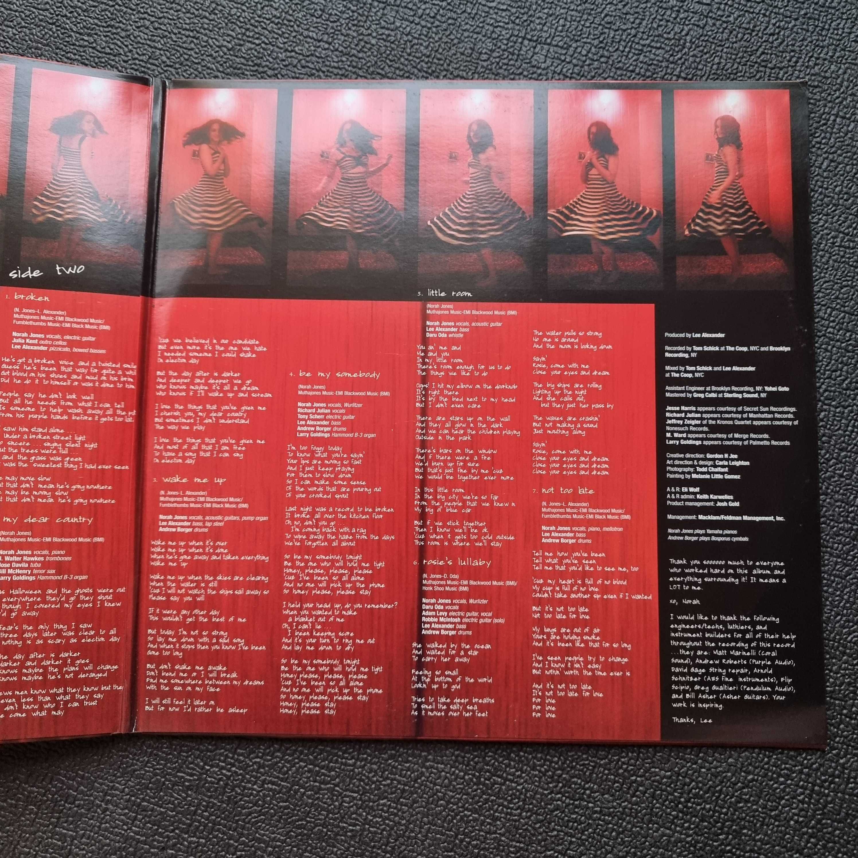 Norah Jones – Not Too Late (2007 Classic Records) Winyl Gatefold