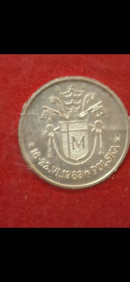 Jan Paweł II medal srebrzony 1983r