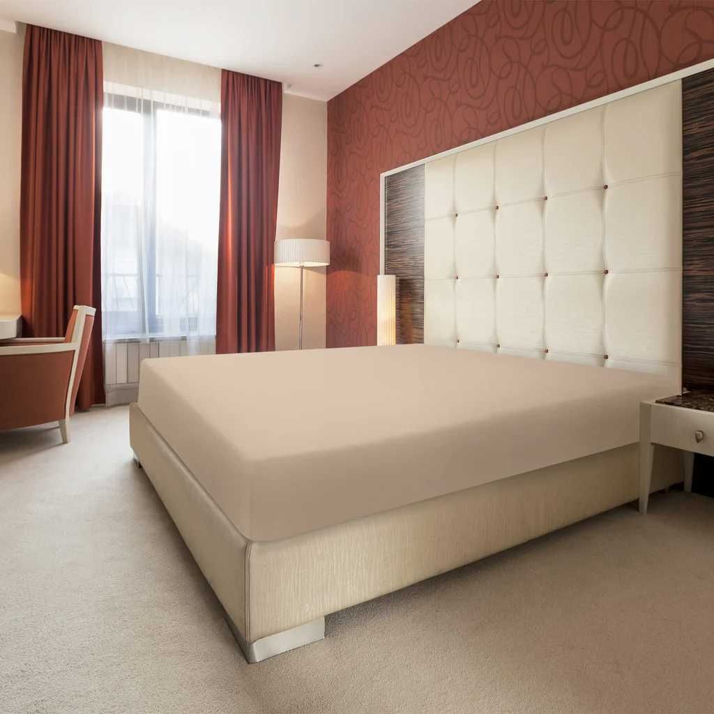 Простынь ‎Utopia Bedding микрофибра бежевый 180х200
