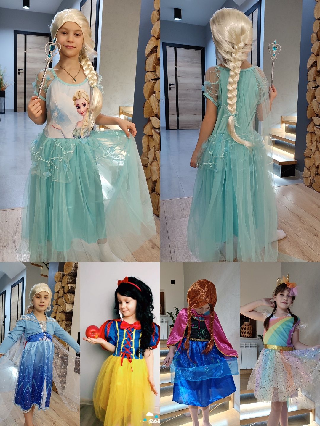 Strój Unicorn Jednorożec 98 - 104 i 110 - 116 GRATIS dodatki