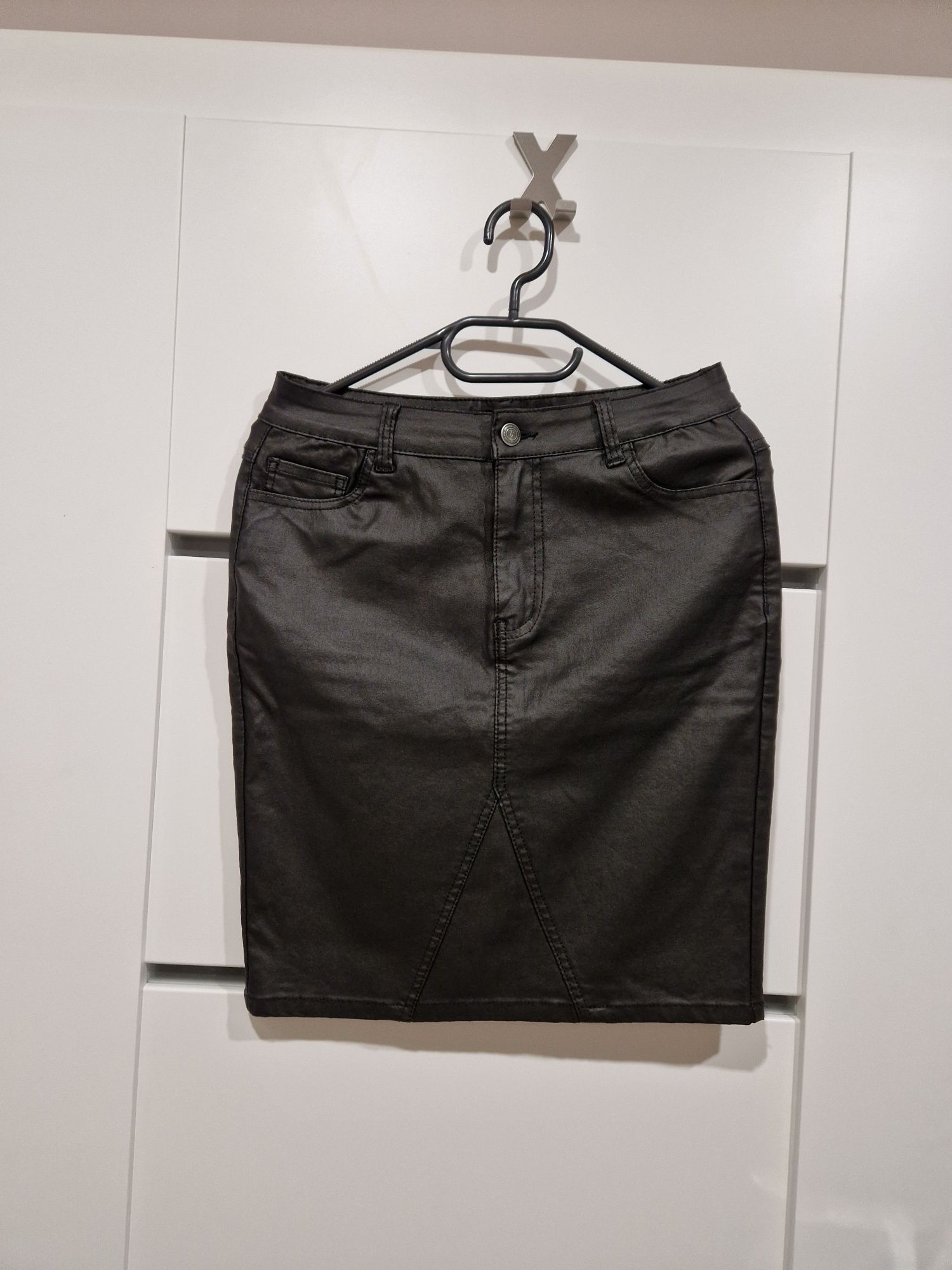 Object spódnica mini woskowana 38 M