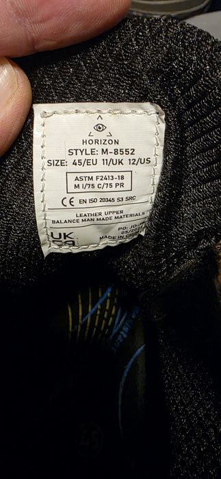 Horizon skórzane buty robocze