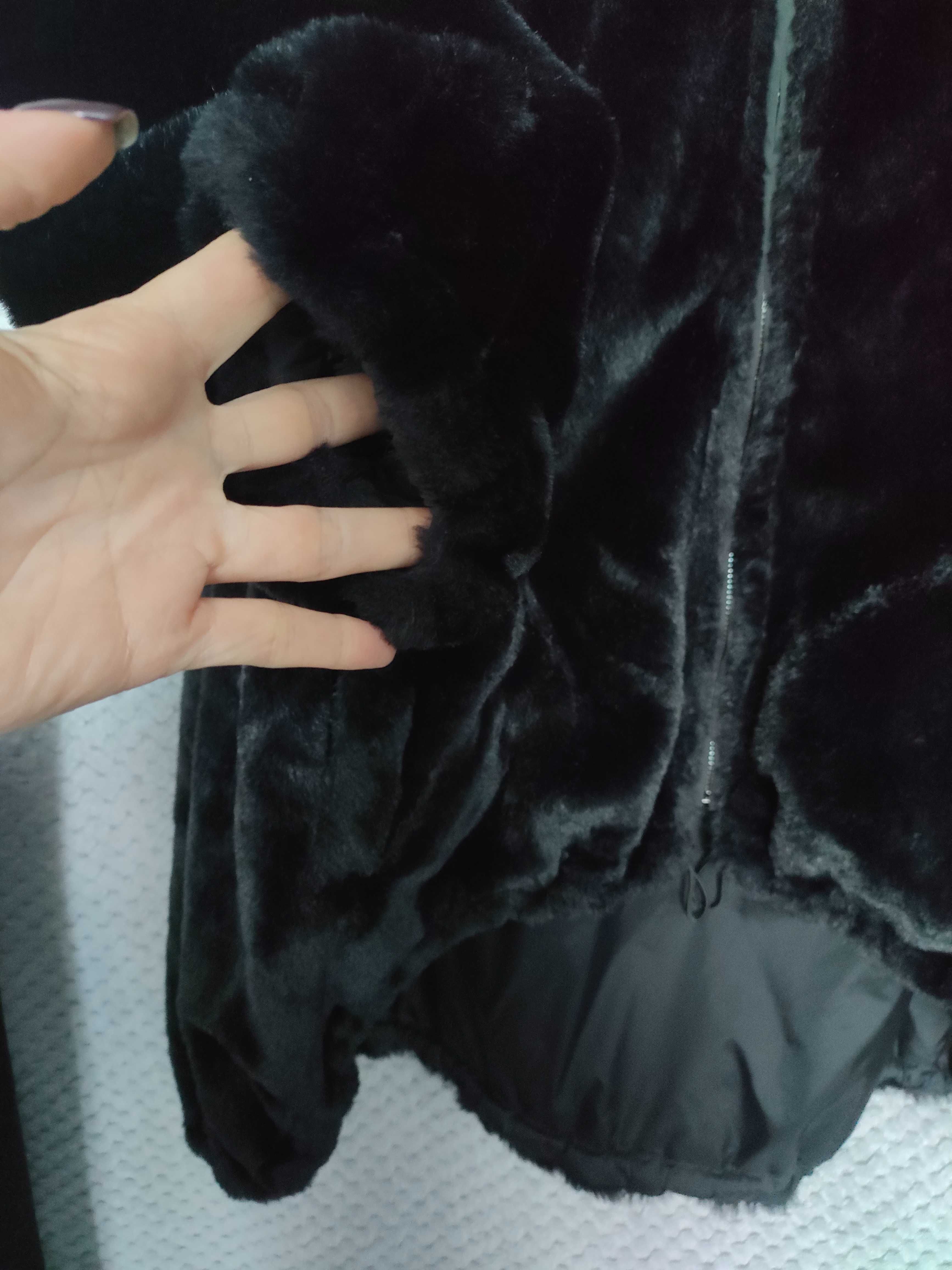 Kurtka parka futerko rozm. 38/M