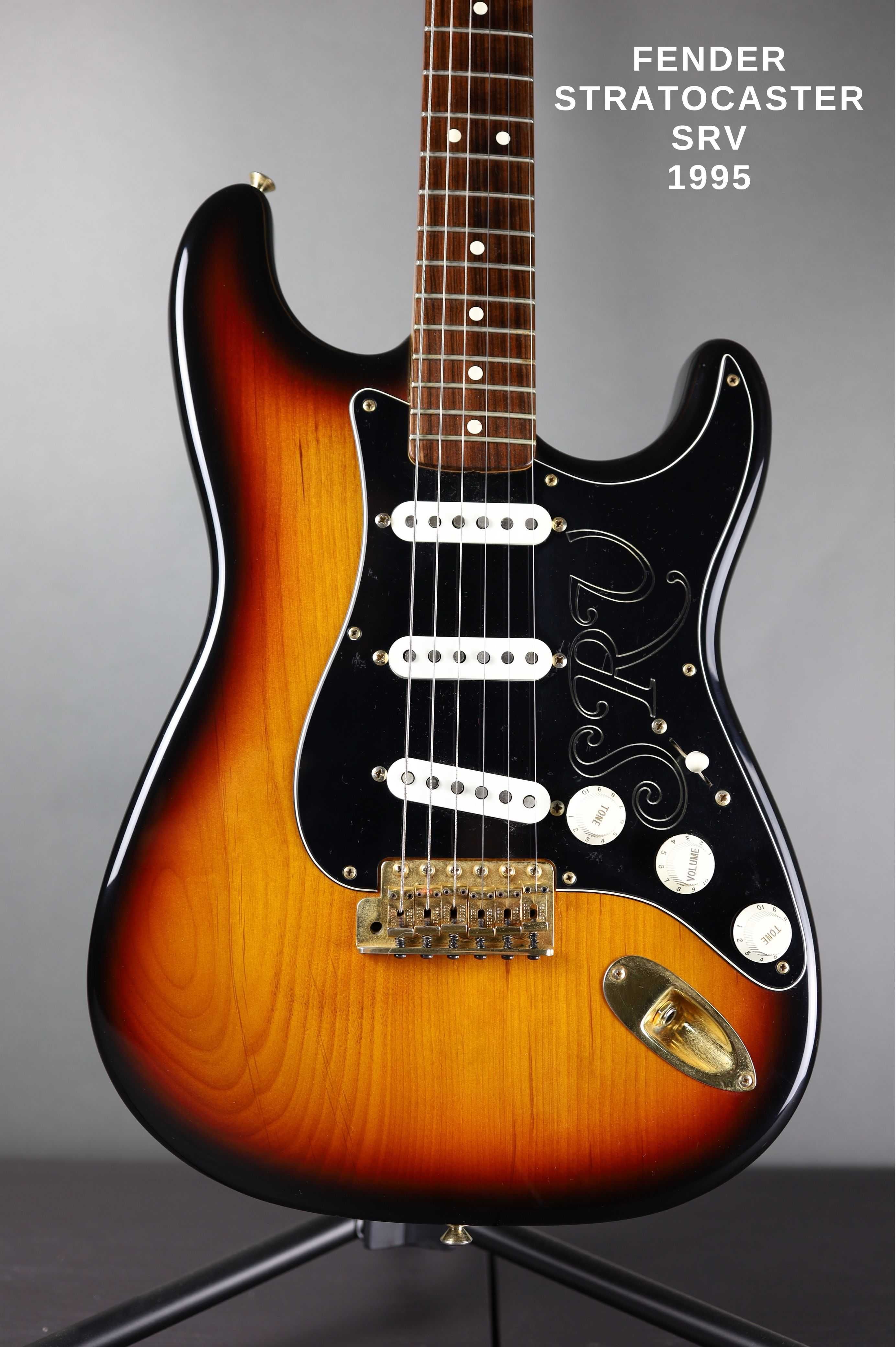 Fender Stratocaster USA SRV - 1995 Sunburst w/ Case гітара, ВІДЕО!