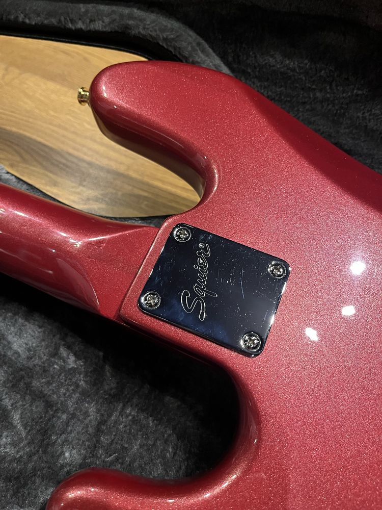 Jazz Bass Fender Squier Lutniczy MOD / Case / Kable / Pasek