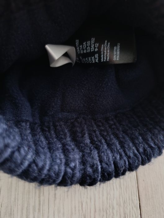 Czapka h&m granatowa zimowa