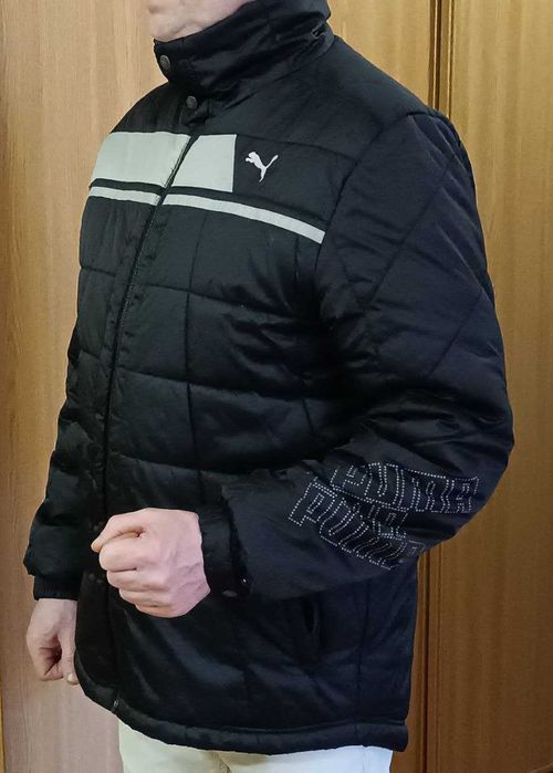 Оригінальна чоловіча спортивна тренерська демі куртка PUMA (розмір М).