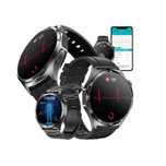 Smartwatch Męski z EKG, Pomiarem Cukru i Ciśnienia – AMOLED 440mAh