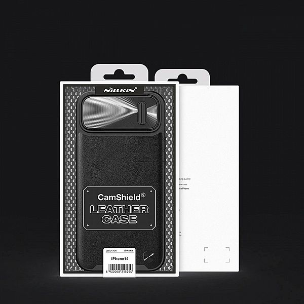 Nillkin CamShield Leather S Case etui iPhone 14 Plus pokrowiec z osłon