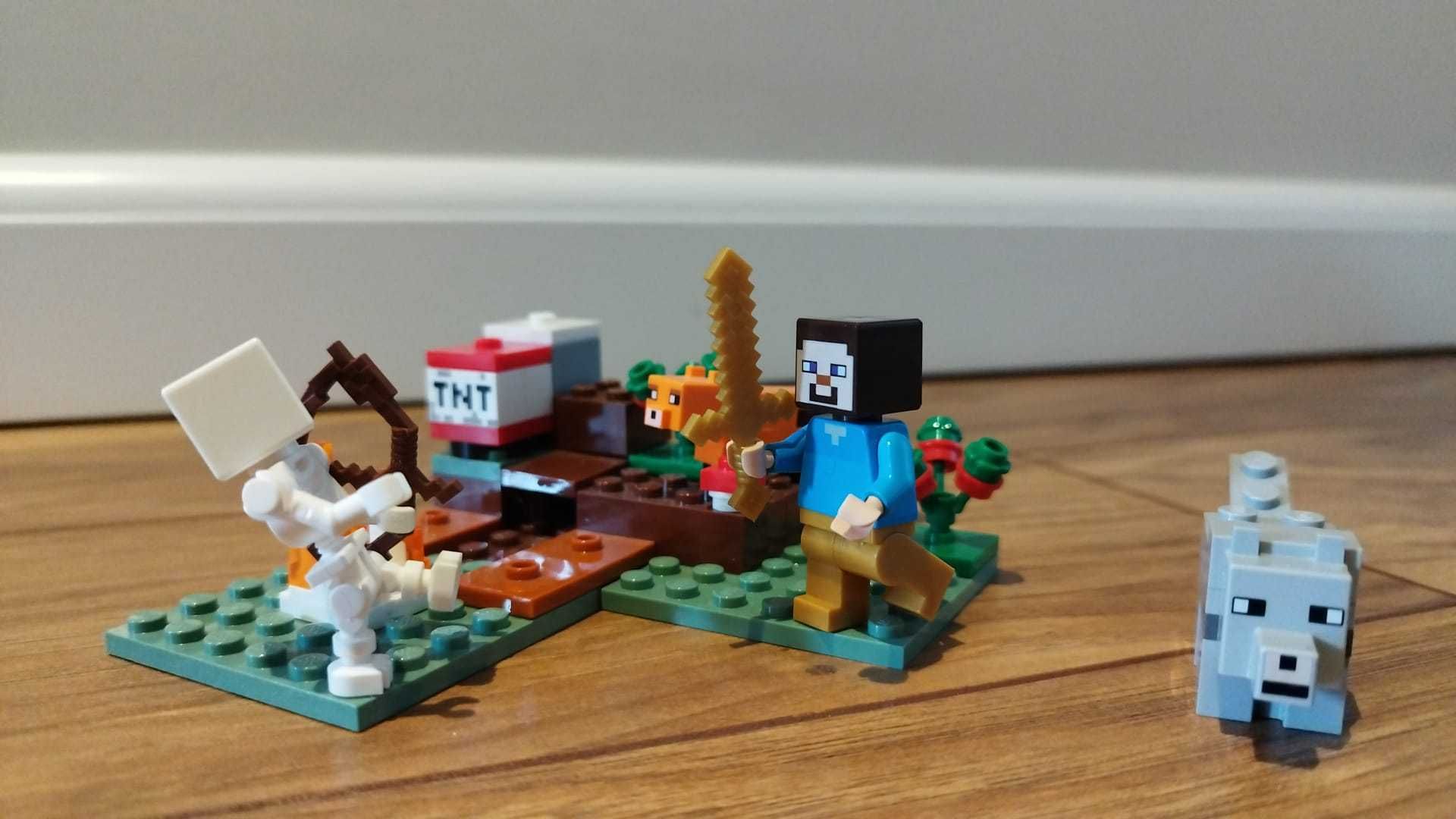 LEGO Minecraft Tajga Steve Szkielet Lis Wilk | 21162
