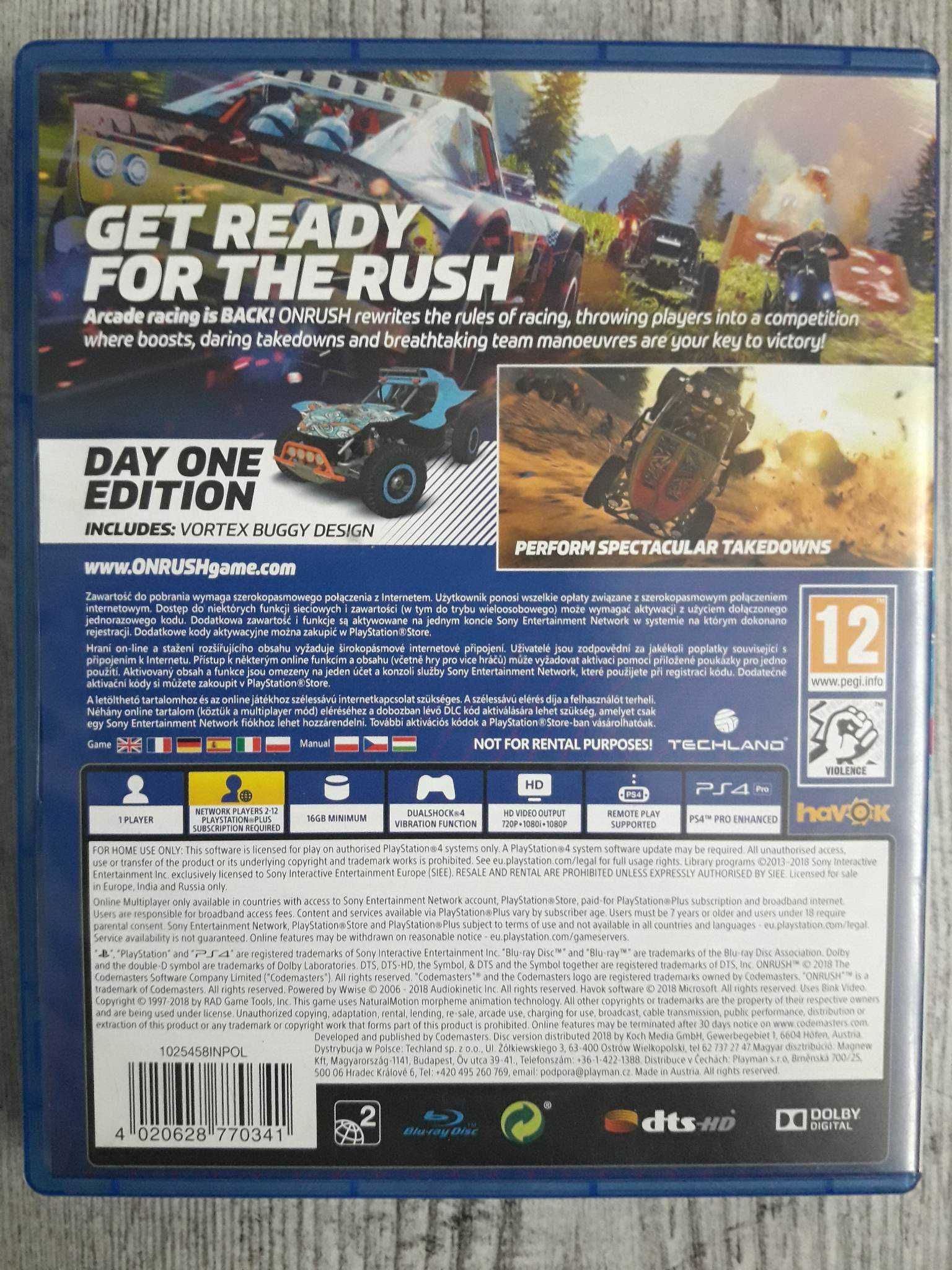 Gra Onrush Polska Wersja PS4/PS5 Playstation