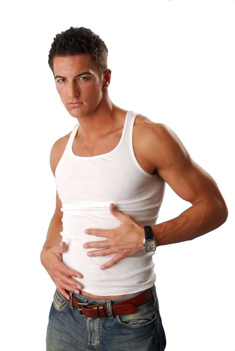 4 szt. Podkoszulka Męska 100 % bawełna XXXL {10} Białe.