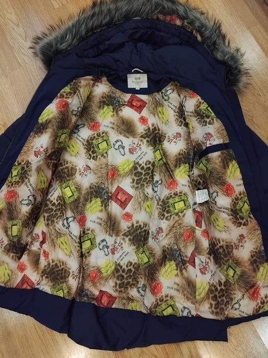 Куртка парка-синя