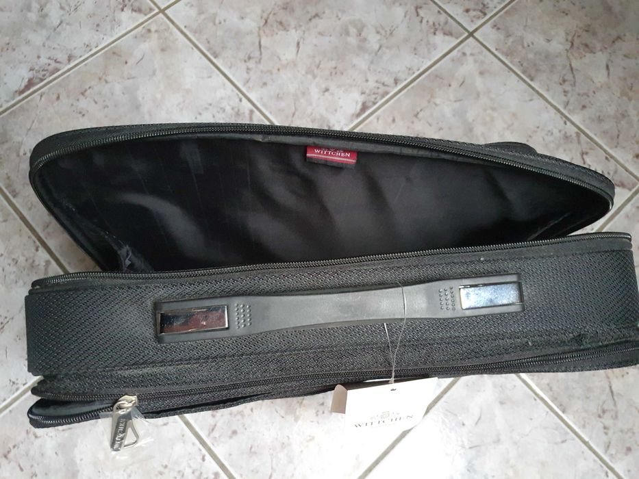 Czarna aktówka na laptopa Wittchen, nowa