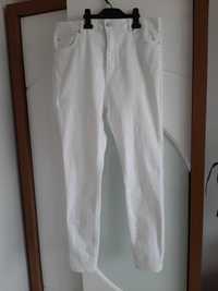 Swietne białe damskie spodnie roz. 46