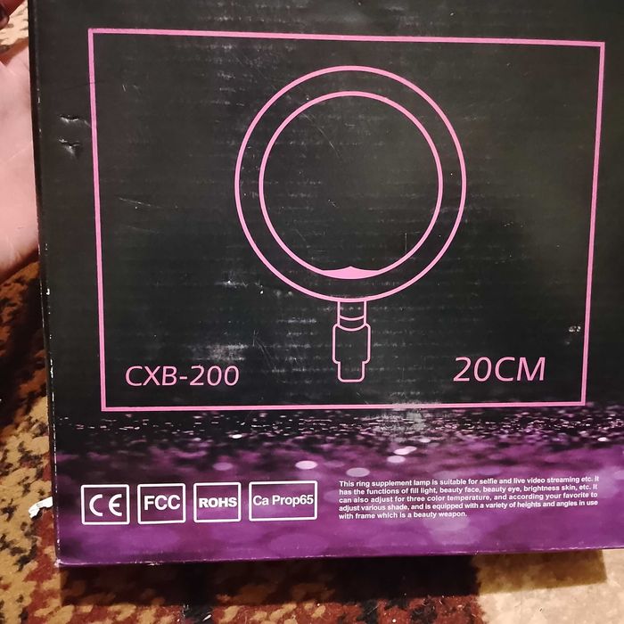 Лампа ring fill light