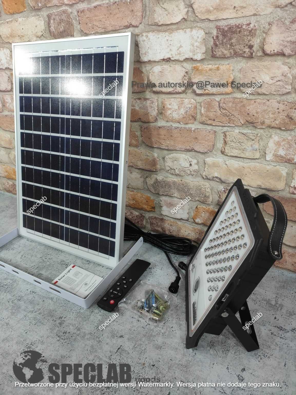 Halogen solarny 200W Z KAMERĄ