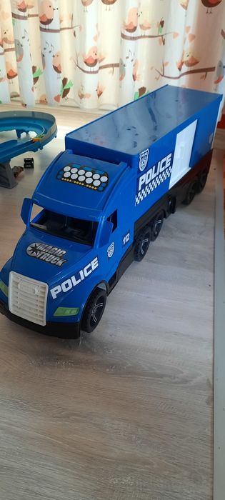Ciężarówka tir WADER magic trucks policyjna OGROMNA