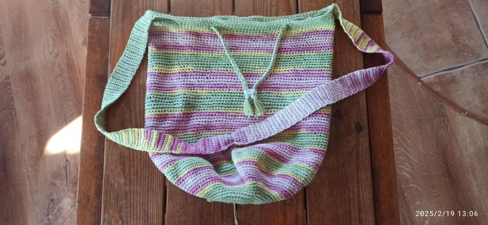 Worek, torebka, plecak na szydełku