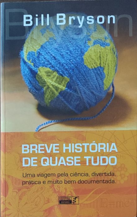 Livro "Breve história de quase tudo"