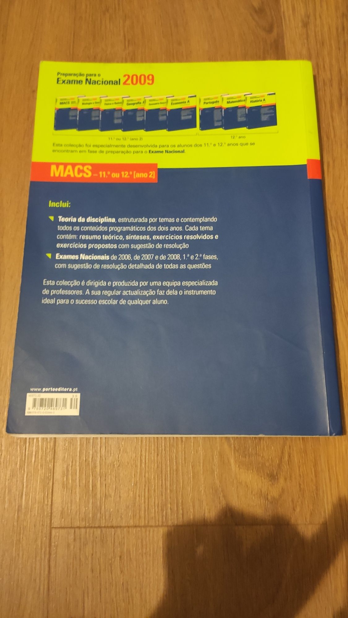 Livro Preparação Exame Nacional MACS