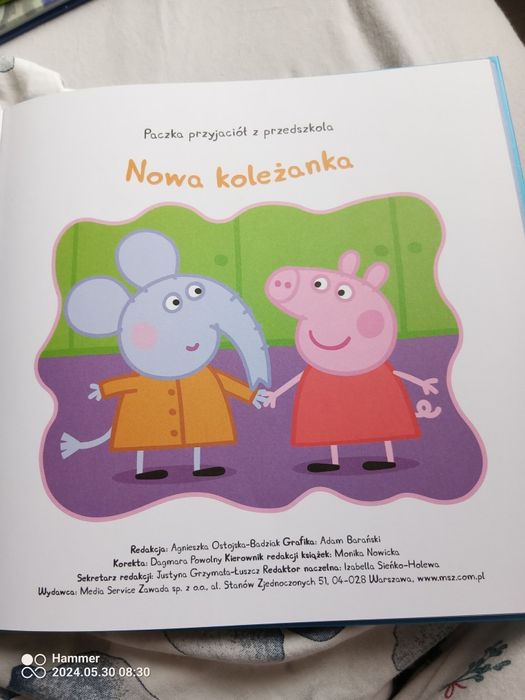 Książeczka Świnka Peppa paczka przyjaciół