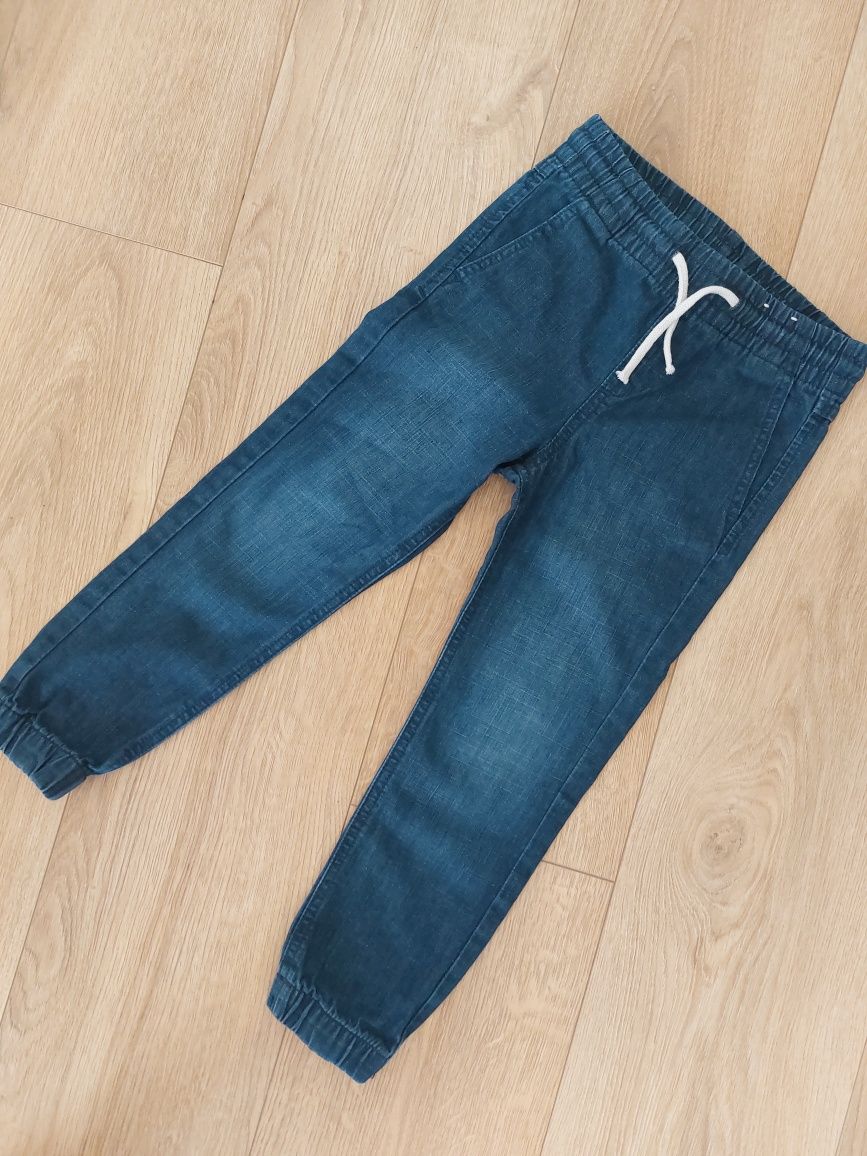 Spodnie joggers h&m jak nowe r. 116