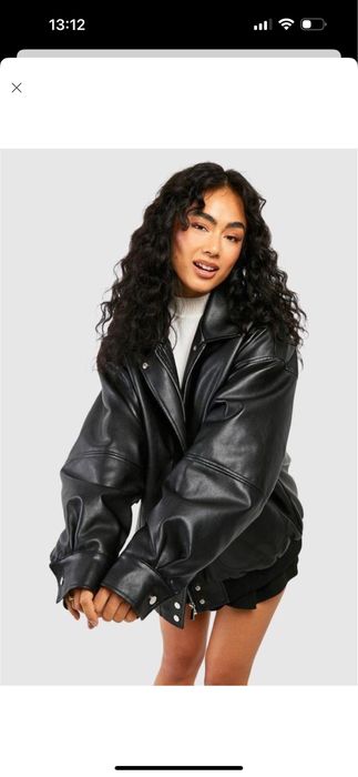 Стильна оверсайз куртка бомпер бренду Boohoo