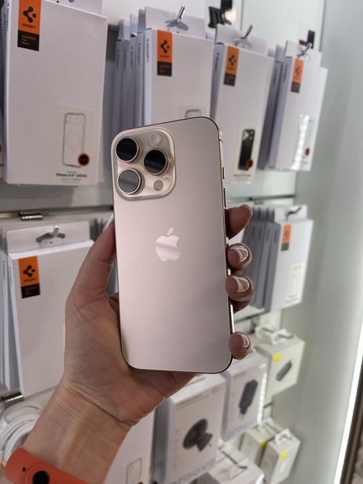 iPhone 16 Pro 128Gb desert titanium - АКБ 100%, 20 циклів, стан 5-