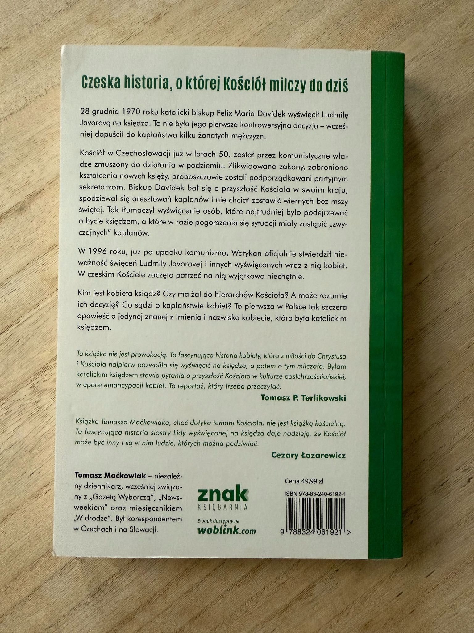 Książka Tomasz Maćkowiak - Byłam katolickim księdzem