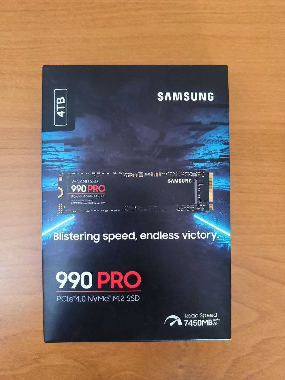SSD диск Samsung 990 PRO 4TB M.2 PCI-E 4.0 Nvme MLC (MZ-V9P4T0BW) NEW