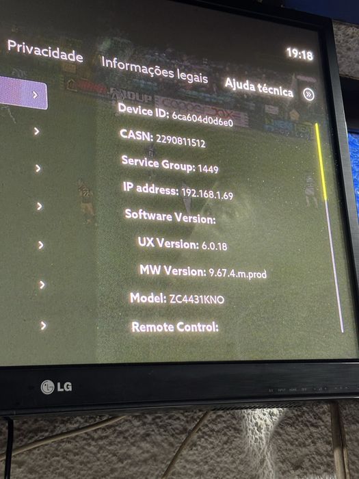 Televisao LG semi nova