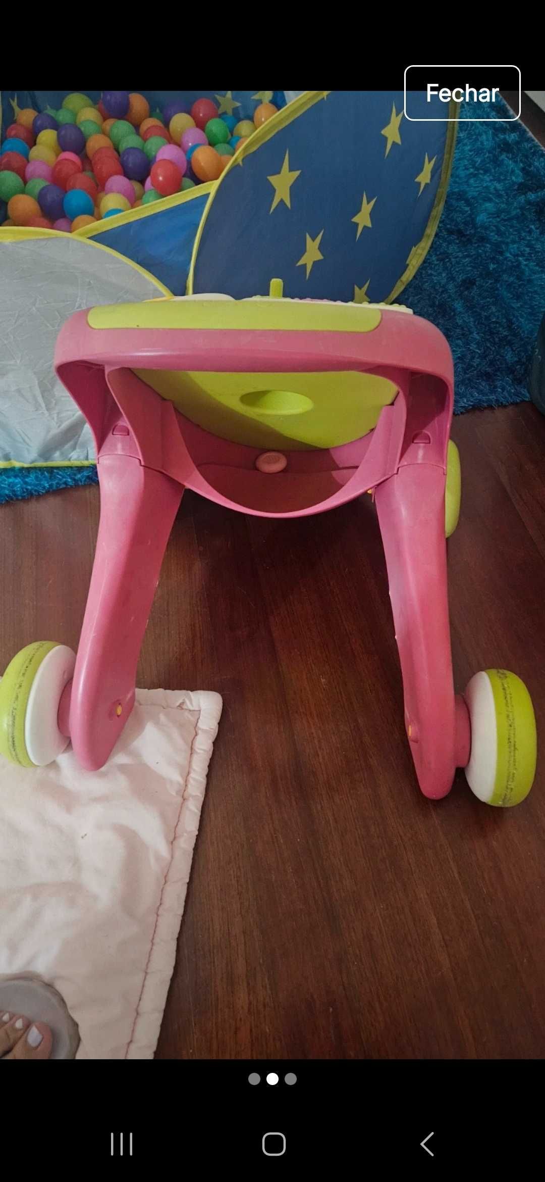 Andarilho bebé menina
