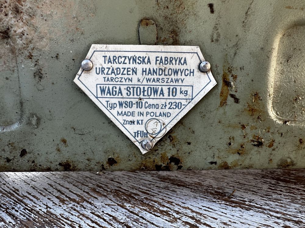 Waga stołowa Tarczynska Fabryka Urzadzeń Handlowych WSO- 10