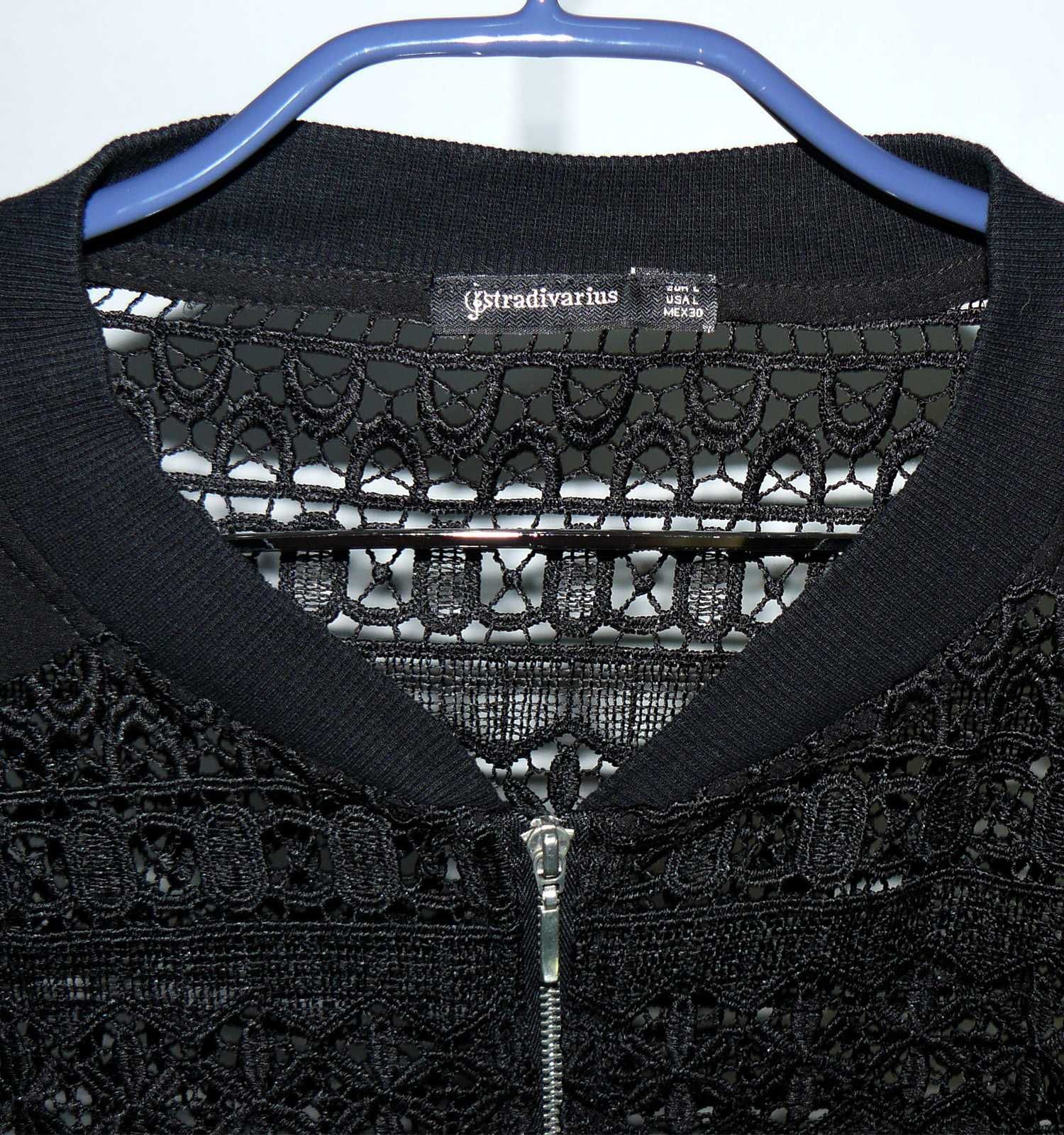 Stradivarius Śliczna koronkowa bluza roz L