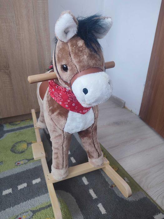 Konik na biegunach z dźwiękiem