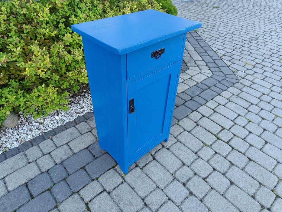 SZAFKA drewniana stara / Nakaslik 50x30 wys 80cm / Szafka nocna antyk