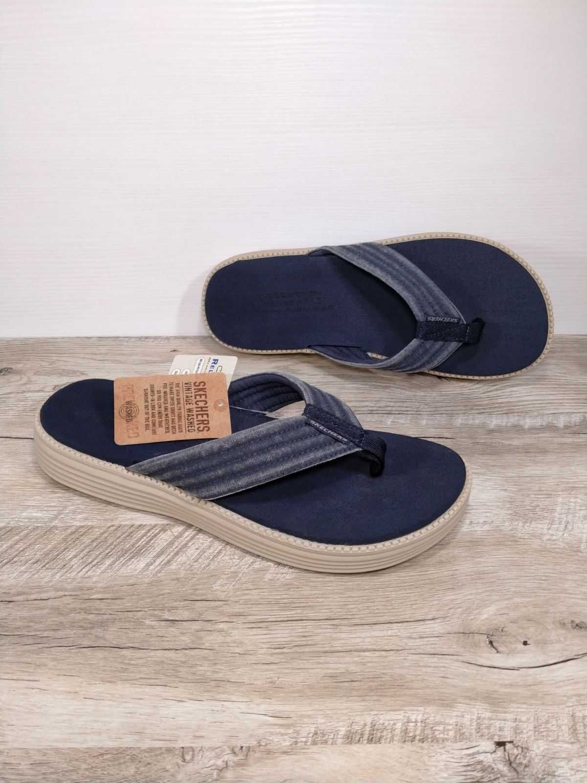 Шлепки skechers 43р