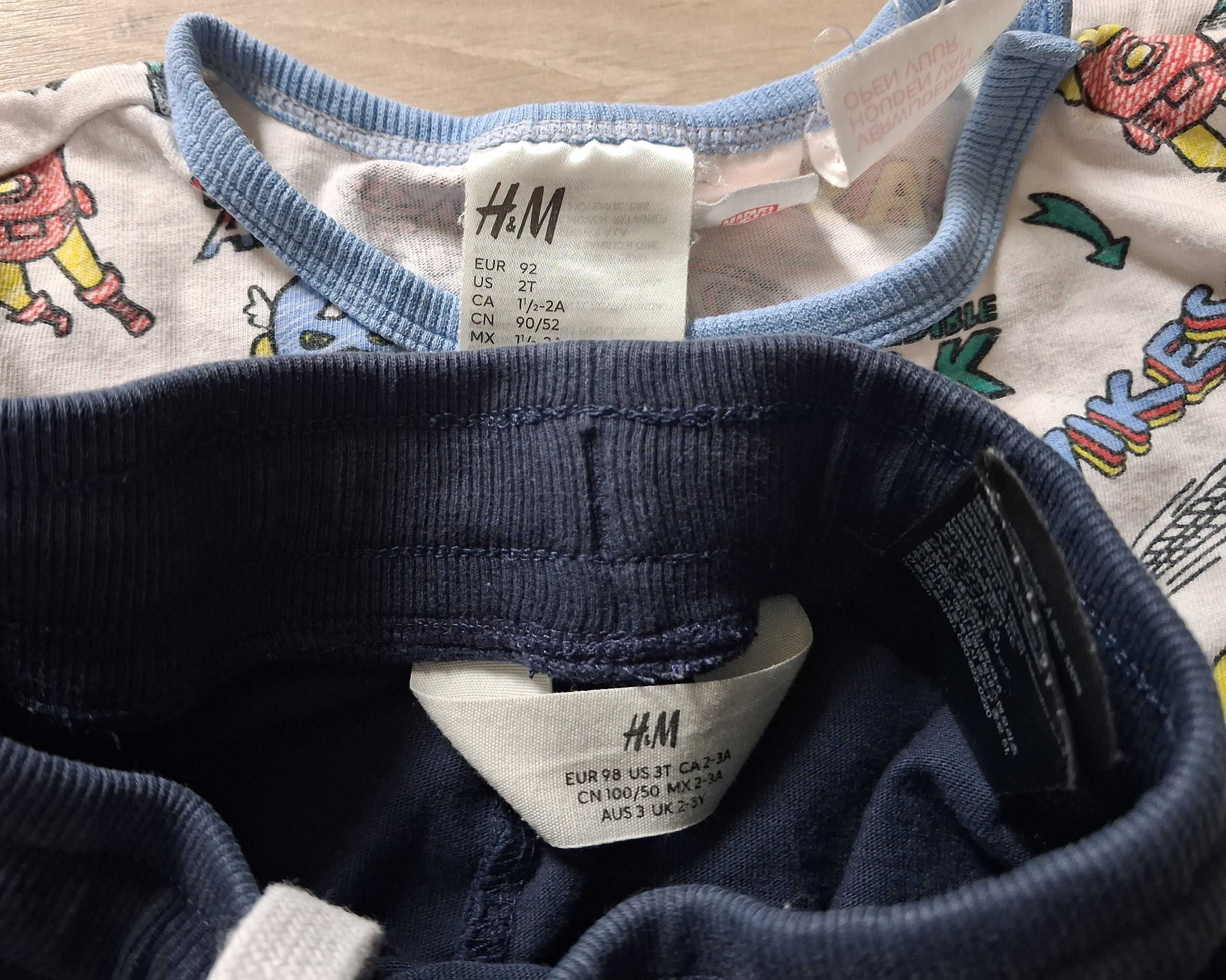 Piżama Piżamka H&M r. 92 + Gratisy Czapka Spodnie Spodenki Majteczki