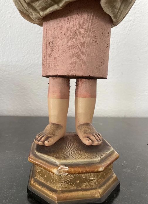 Menino Jesus de vestir em madeira, sec. XIX