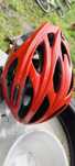 Kask czerwony rowerowy