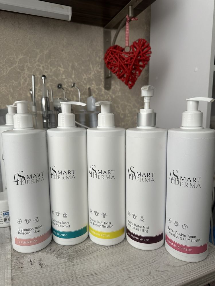 Smart4derma крема з спф для різних типів шкіри, є розпив