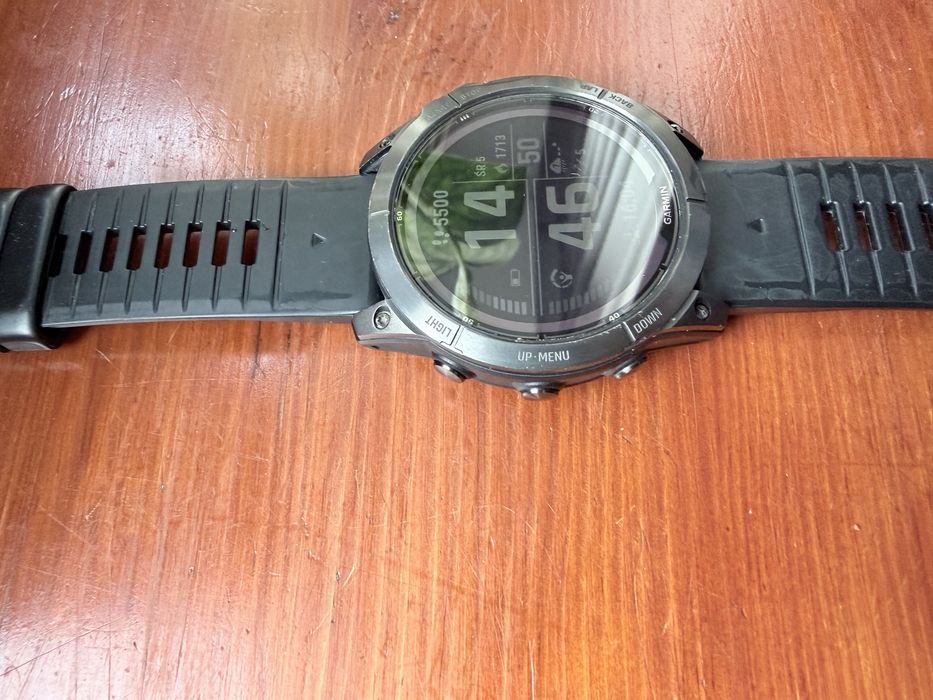 GARMIN GPS Fenix 7x Pro Sapphire Carb Grey czarny pasek