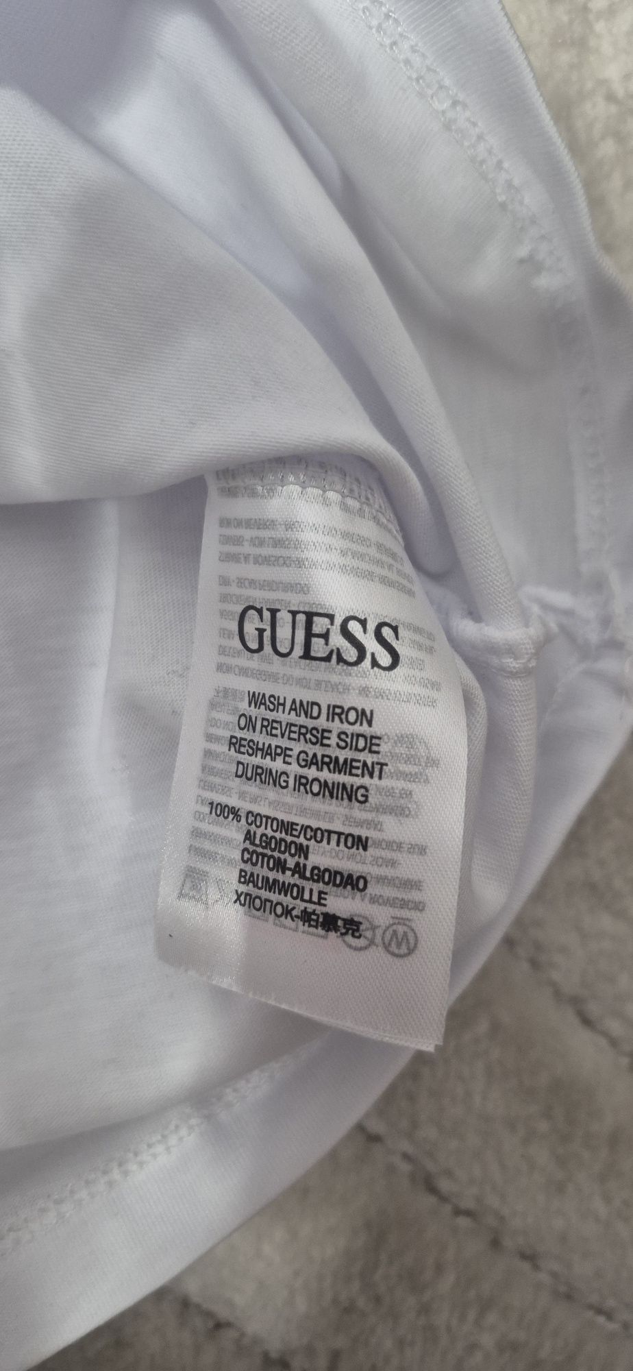 Guess tshirt koszulka cyrkonie roz s