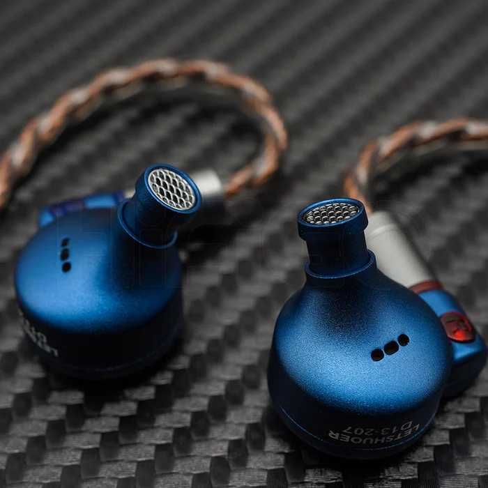 Letshuoer D13 - Динамічні внутрішньоканальні навушники IEM 4.4mm Blue