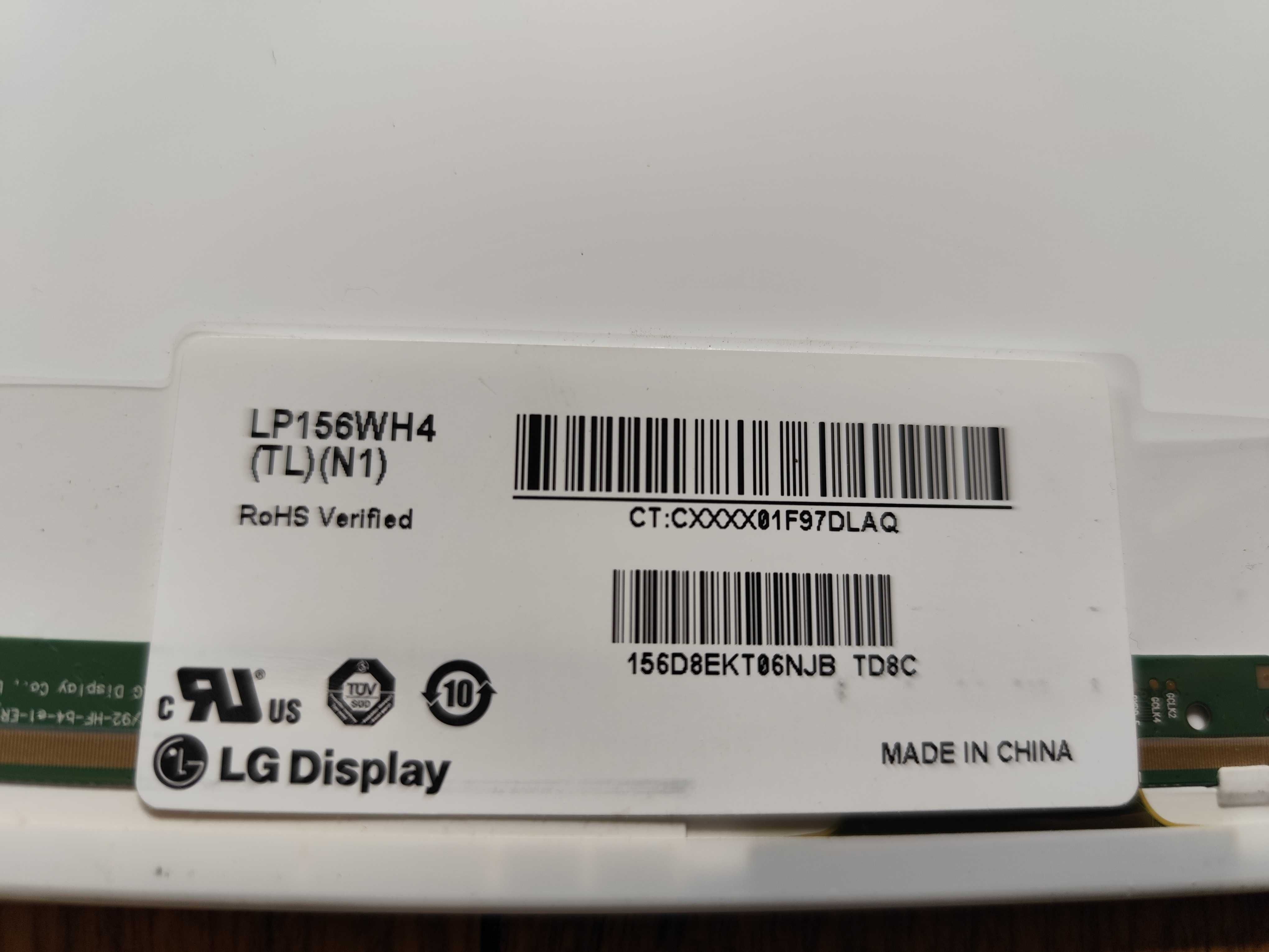 Matryca LED TN błyszcząca 15,6 " 1366 x 768 LG LP156WH4(TL)(N1)