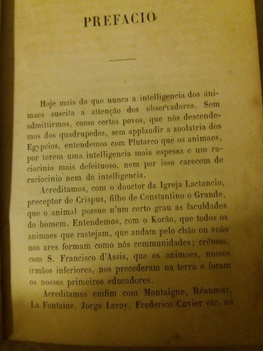 Livro - A inteligencia dos animais - Ernesto Menault