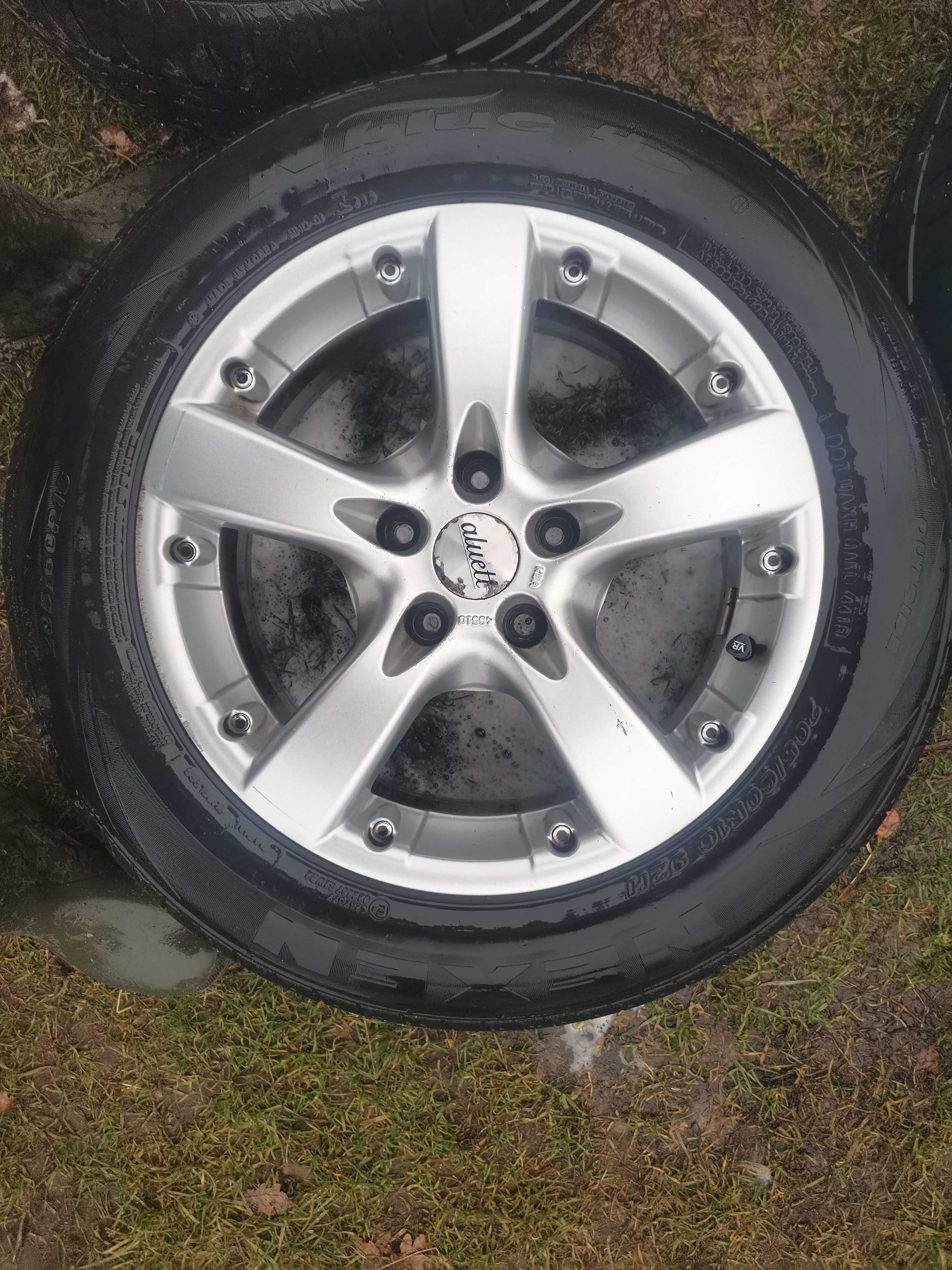 Alufelgi 16" 5x112 wraz z oponami letnimi Nexen Nblue