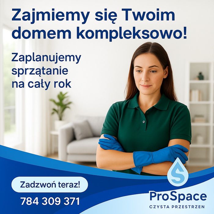 PROSPACE – Profesjonalne sprzątanie domów, mieszkań i biur