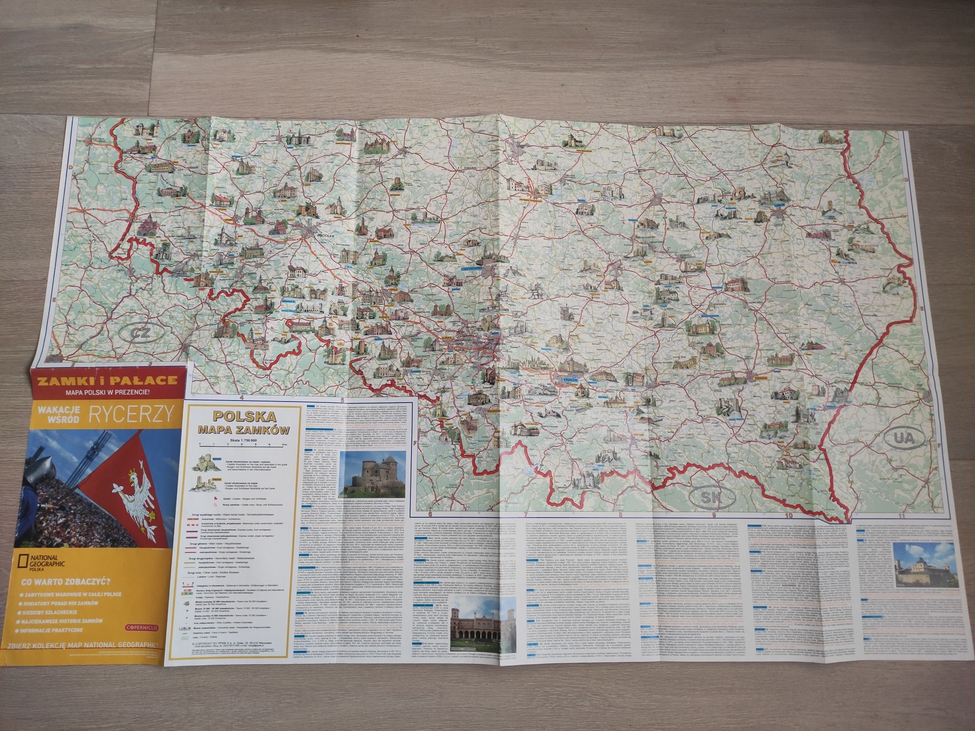 Zestaw mapy Polski National Geographic